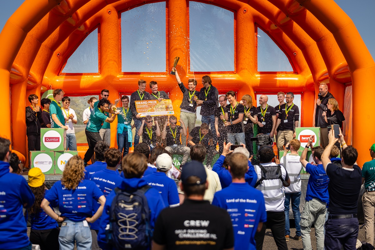 Team Hanze op het podium